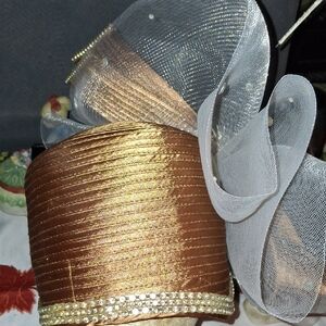 Elegant Brown and Silver Women's Hat